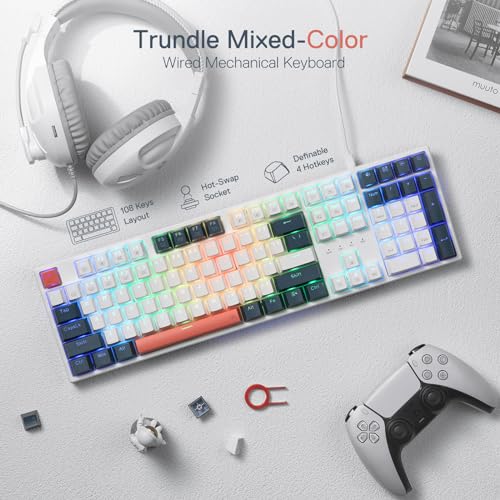 Redragon K668 RGB Wired Mechanical Gaming Keyboard