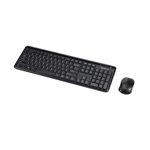 Wireless Keyboard and Mouse Combo, Quiet and Compact
