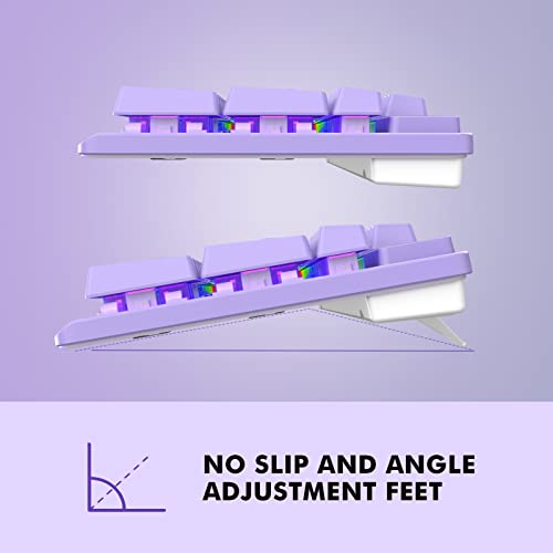 NPET K10 RGB Wired Gaming Keyboard - Silent & Durable