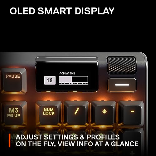 SteelSeries Apex Pro Gaming Keyboard with OLED & RGB