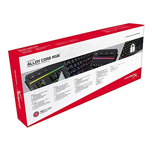 HyperX Alloy Core RGB Gaming Keyboard with Media Keys