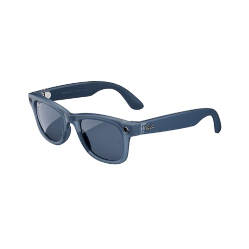Meta Ray-Ban Smart Glasses - Matte Blue Style
