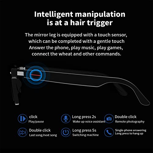 Bluetooth Sunglasses with Open Ear Speakers