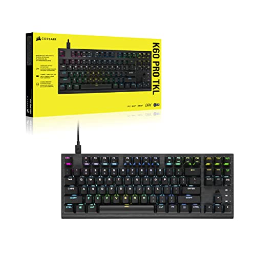 CORSAIR K60 RGB Tenkeyless Optical Gaming Keyboard