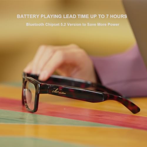 OhO Bluetooth Sunglasses with Open Ear Speakers