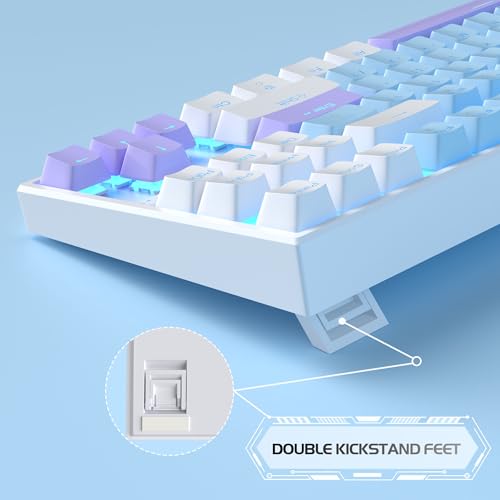 MageGee 75% Blue Backlit Mechanical Gaming Keyboard