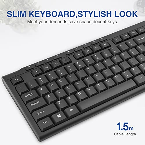Rii RK907 Ultra-Slim USB Keyboard for Mac/PC