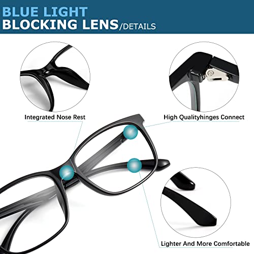 Stylish Blue-Light Blocking Glasses for Screen Use