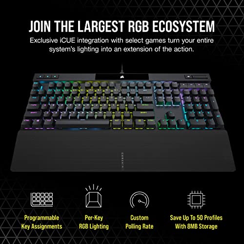 Corsair K70 RGB PRO Wired Gaming Keyboard - Black