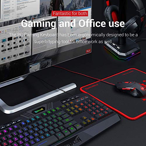 Redragon S101 RGB Gaming Keyboard & Mouse Combo