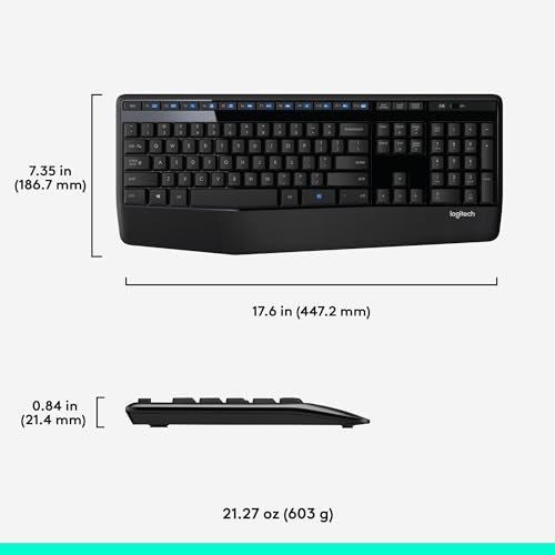 Logitech MK345 Wireless Keyboard and Mouse Combo