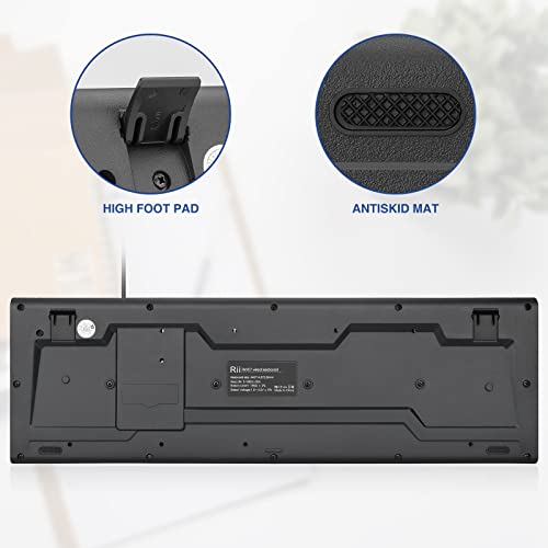 Rii RK907 Ultra-Slim USB Keyboard for Mac/PC