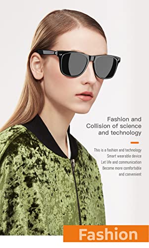 HUOSUC Smart Audio Glasses with Anti-Blue Light