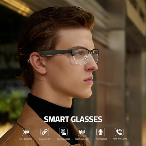 Bluetooth Smart Glasses with Blue Light Filter