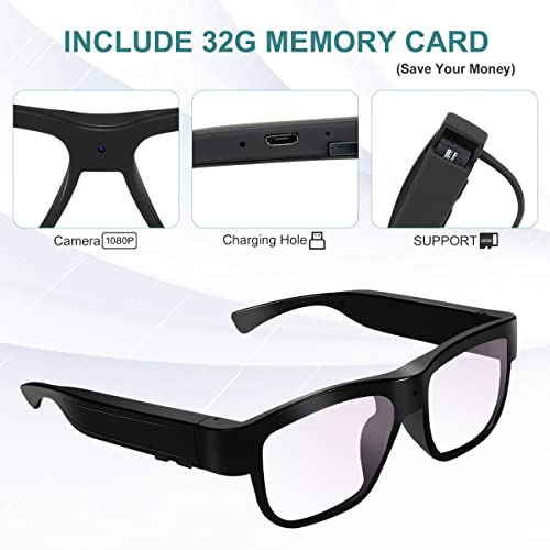 HD Camera Glasses with 32G Memory Card