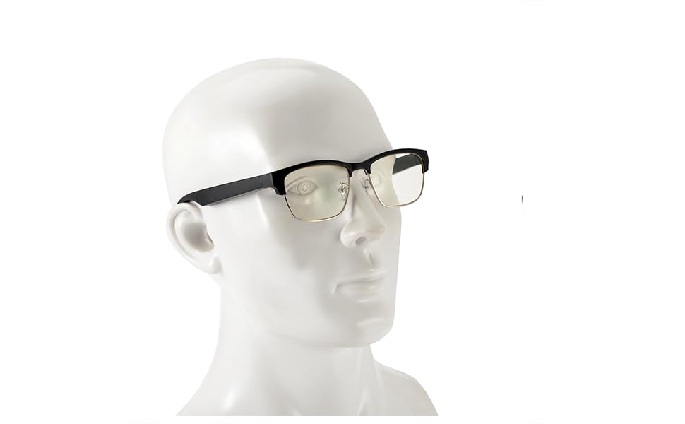 Bluetooth Audio Glasses with Anti-Blue Light Technology