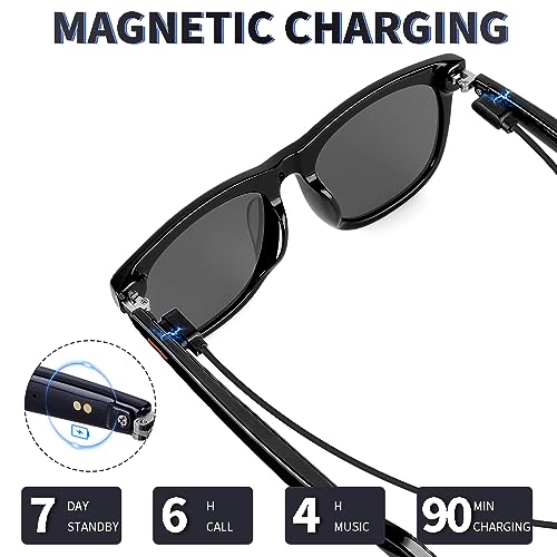 Bluetooth Smart Glasses with Speaker and Voice Assistant