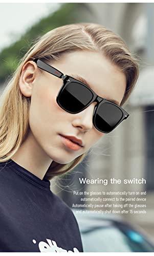 HUOSUC Smart Audio Glasses with Anti-Blue Light