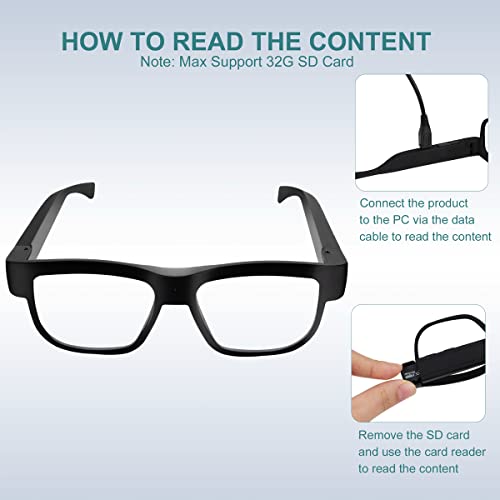 HD Camera Glasses with 32G Memory Card