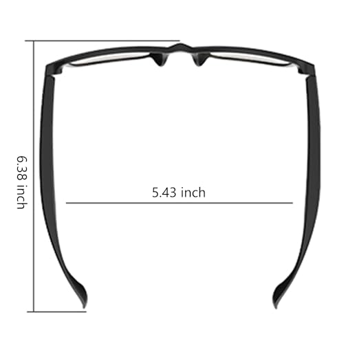 Bluetooth Smart Glasses with Speakers - Black