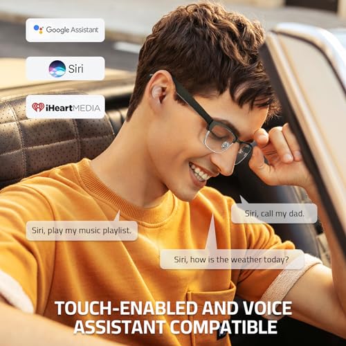 Bluetooth Smart Glasses with Blue Light Filter