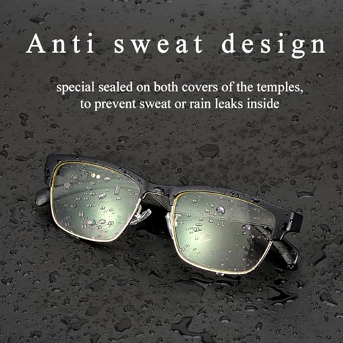 Bluetooth Smart Glasses with Microphone and Anti-Blue Light