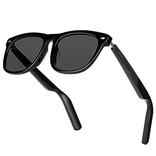 Smart Bluetooth Sunglasses with AAC Speakers and Remote
