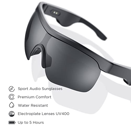 Smart Audio Sports Sunglasses with Bluetooth Connectivity