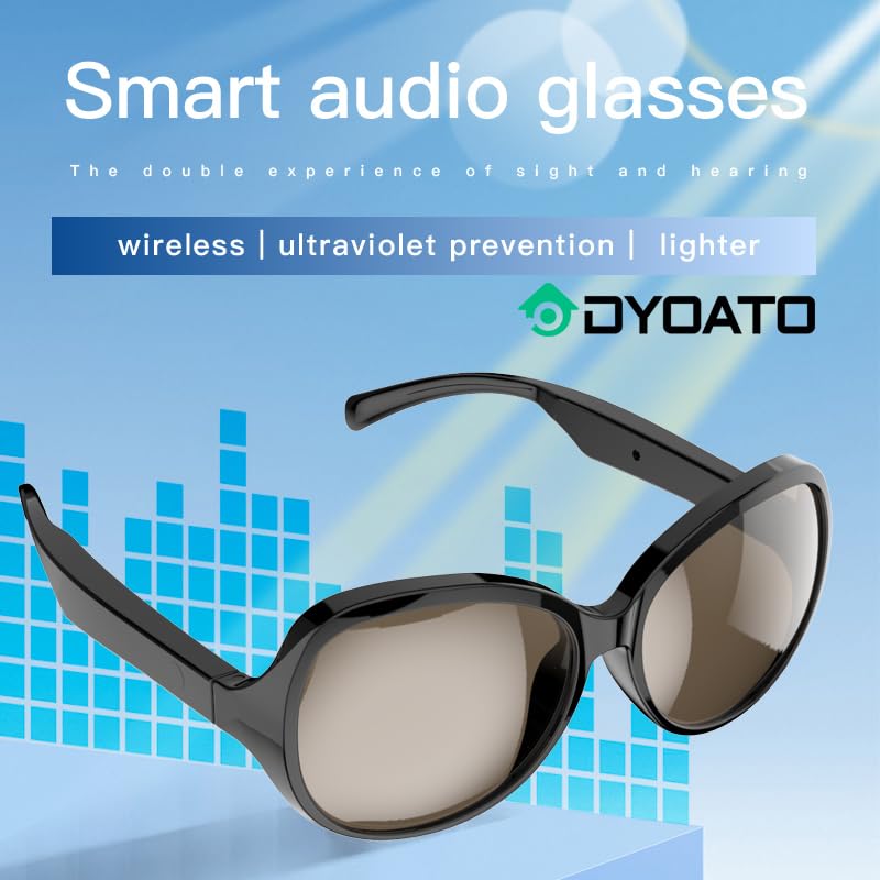DYOATO Smart Bluetooth Audio Glasses for Adults