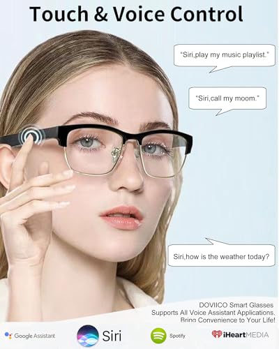 Bluetooth Smart Glasses with Mic and Speakers