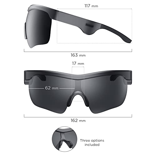 Smart Audio Sports Sunglasses with Bluetooth Connectivity