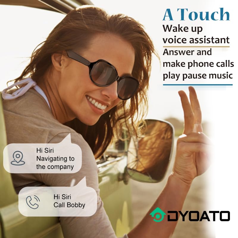 DYOATO Smart Bluetooth Audio Glasses for Adults
