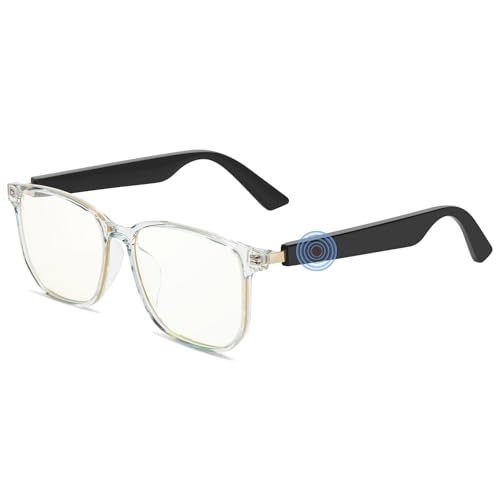 Smart Bluetooth Glasses with Speakers and Voice Assistant