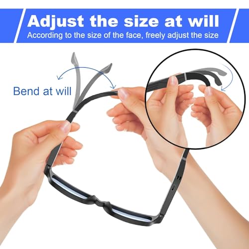 TnoxHD Bluetooth Smart Glasses with Speakers and Control