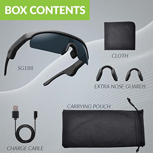 Avantree SG188 Bluetooth Audio Sunglasses for Sports