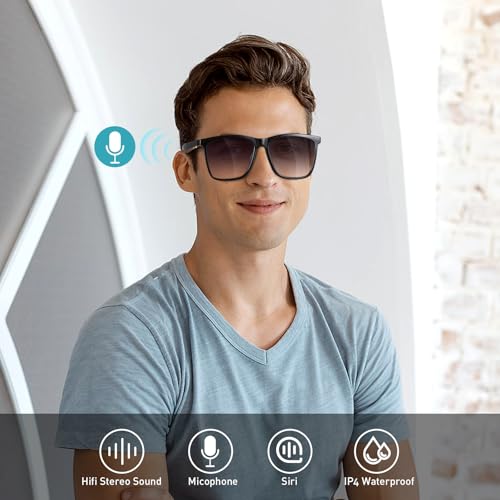 Beibeiqi Bluetooth Smart Glasses with Voice Control