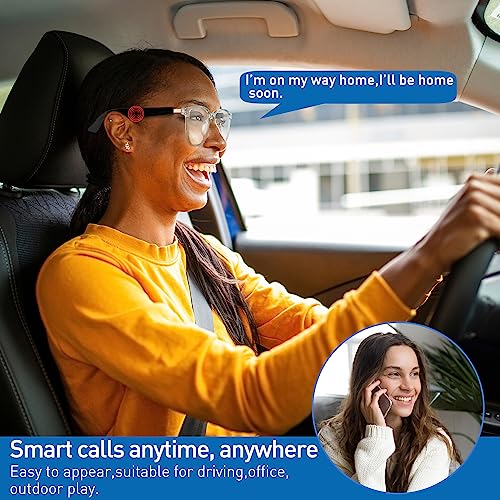 Smart Bluetooth Glasses with Speakers and Voice Assistant