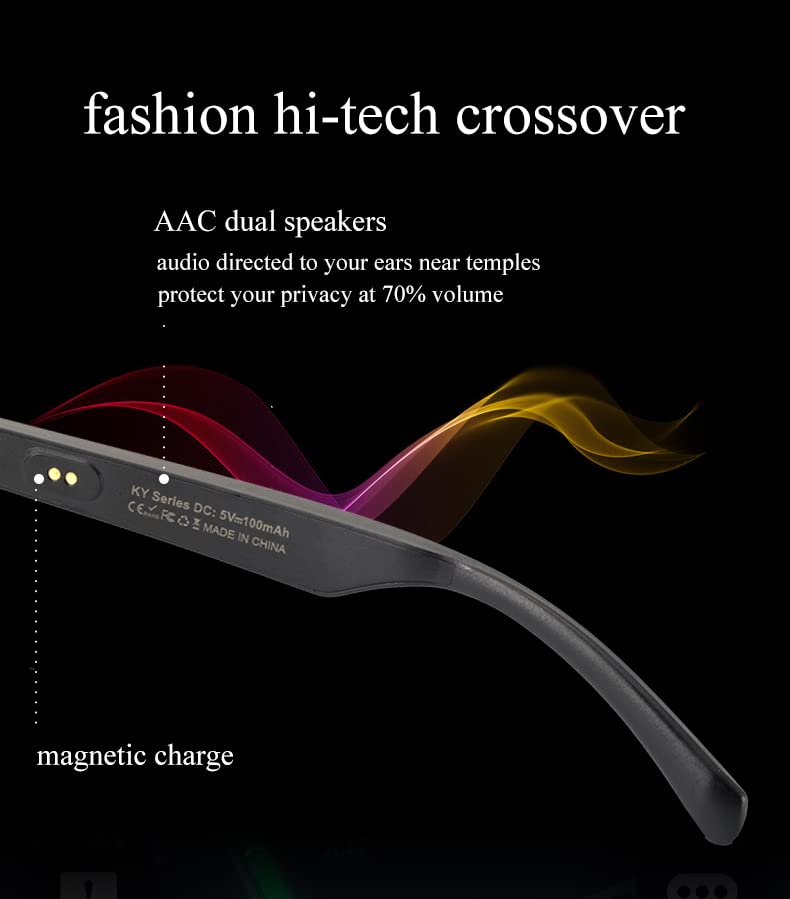 Bluetooth Audio Smart Glasses with Open Ear Sound