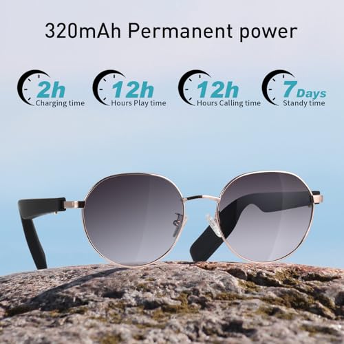 Beibeiqi Bluetooth Smart Glasses with Voice Control