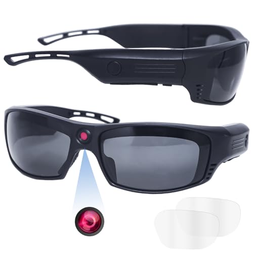 REEDTOCK 1080P Smart Camera Sunglasses with Bluetooth