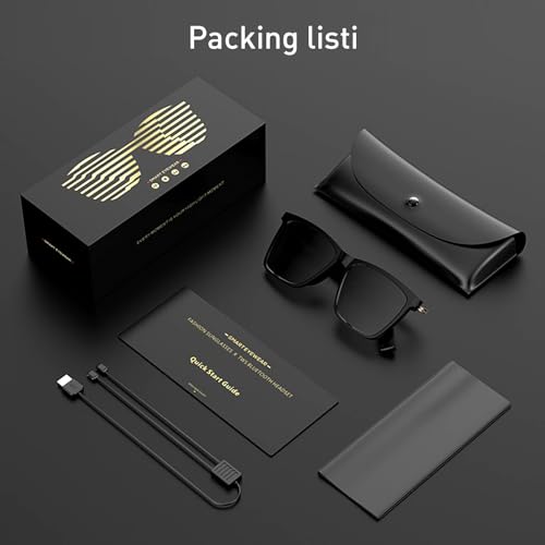 Beibeiqi Bluetooth Smart Glasses with Voice Control