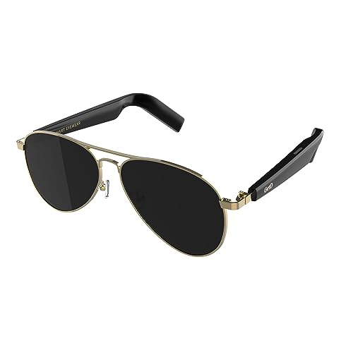 Smart Bluetooth Sunglasses with Voice Control & Music