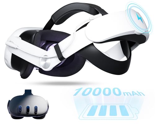 Saqico 10000mAh Head Strap Battery for Meta Quest 3