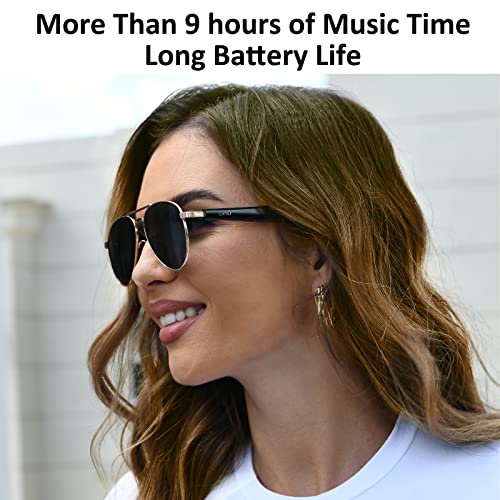 Smart Bluetooth Sunglasses with Voice Control & Music