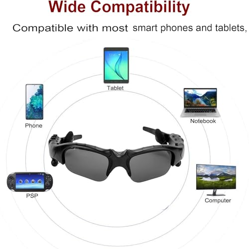 Smart Wireless Sunglasses with Headphones for All Activities