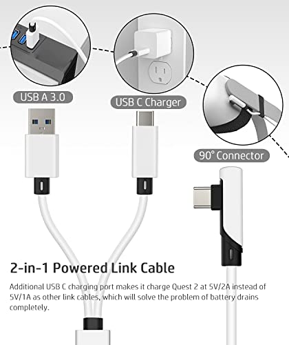 Oculus Quest 2 Link Cable 16FT USB 3.0