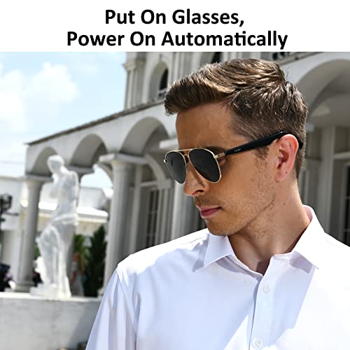 Smart Bluetooth Sunglasses with Voice Control & Music