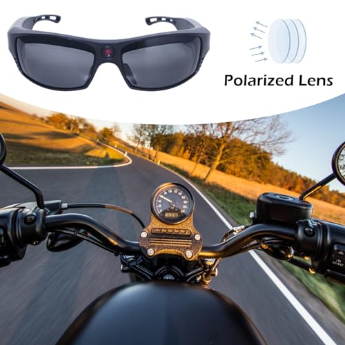 Smart Camera Glasses with Bluetooth and Speakers