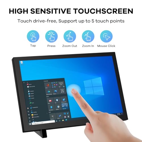 10.1" IPS Touchscreen HDMI Monitor for Tech Devices