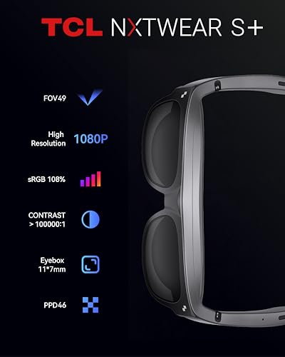 TCL RAYNEO NXTWEAR S+ AR Glasses - Advanced Edition